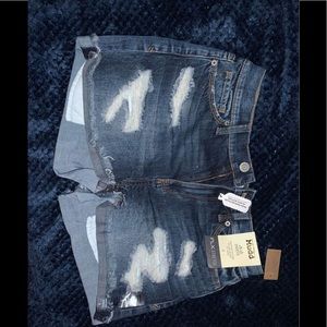 Ripped Jean shorts